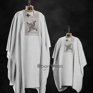 Crown in Silence ( White Agbada)