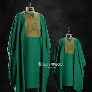 Emerald Ascendancy (Men's Green Agbada)