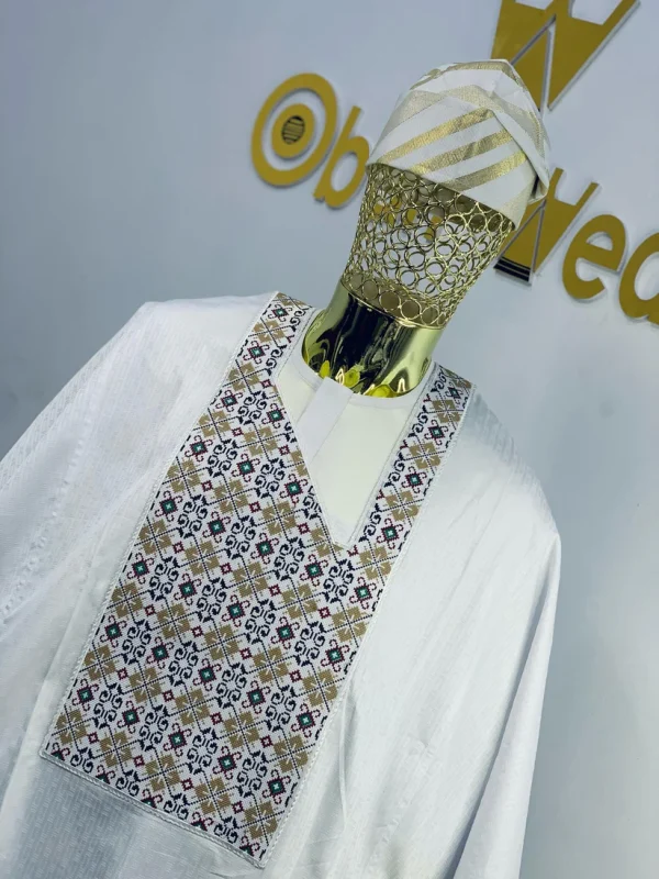 Coded Elegance – Oban Wears Agbada