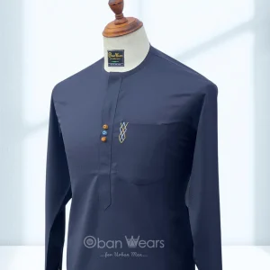Men’s African Senator Wear – Oban Wears (Midnight Blue)