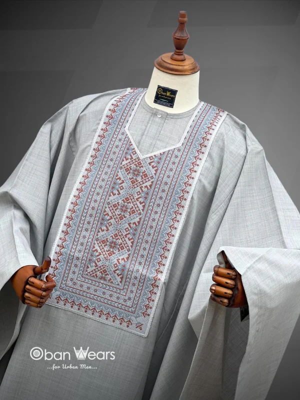Silver Lineage – Oban Wears Agbada
