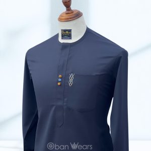 Men’s African Senator Wear – Oban Wears (Midnight Blue)